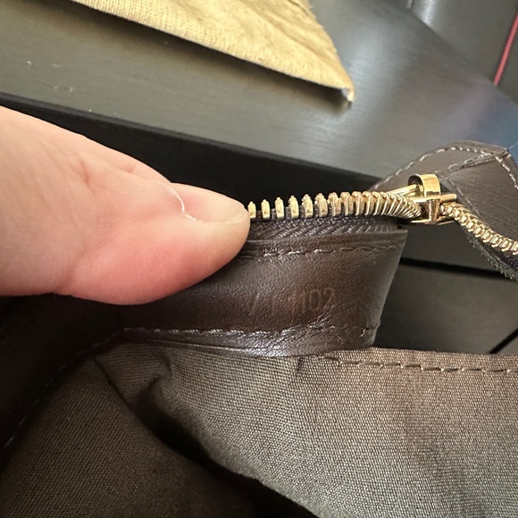 Vintage Josephine Handbag Mini Lin PM and Sarah Mini Mongram wallet set. - Picture 9 of 16